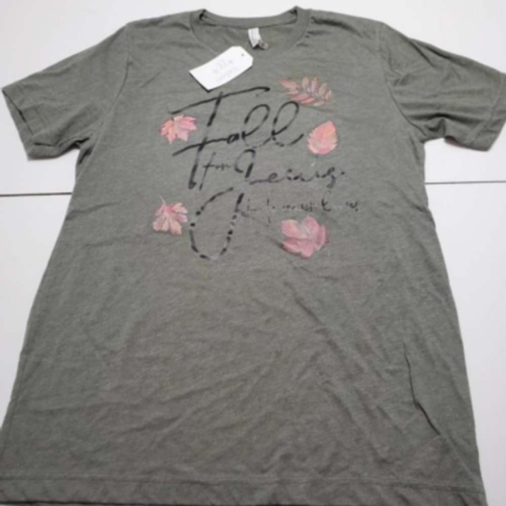 Bella + Canvas Womens T Shirt Dress Gray Heathered Crew Neck Short Sleeve S New
